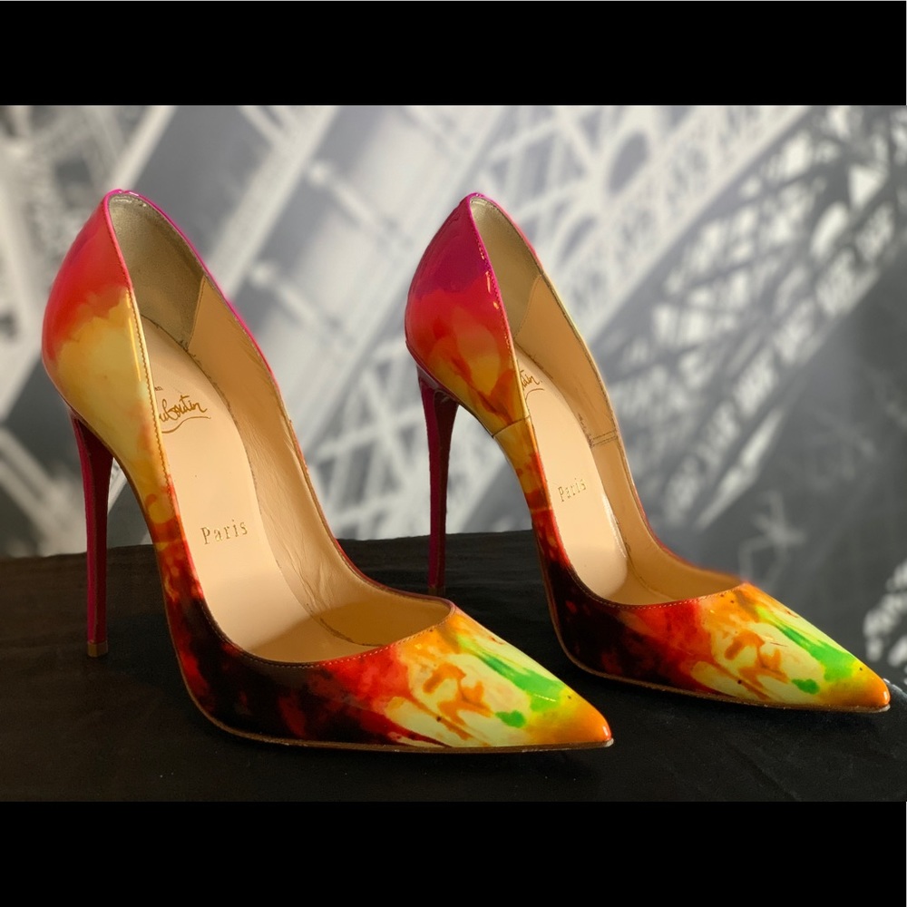 Christian Louboutin So Kate Tie-dye Patent